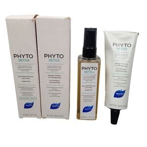 Phyto Detox Scalp Purifying Pre-Shampoo Mask 4.4oz + Rehab Mist Duo 5.07oz Set